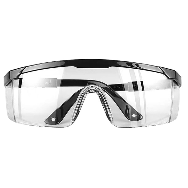 Skyddsglasögon Helsiktsglasögon Justerbara överglasögon Slipglasögon för glasögonbärare (svarta)