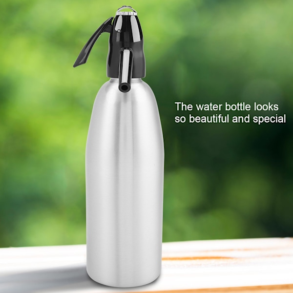 Kolsyremaskin, Elegant Soda Maker i Legering För Hälsosamma Hemmagjorda Drycker, Återanvändbar Och Hållbar, Komplett Med Tryckregulator, Perfekt För