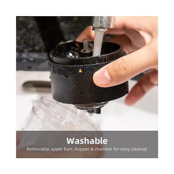 Bärbar elektrisk kaffekvarn Typ-c USB-laddning Professionell keramisk slipkärna Kaffebönkvarn