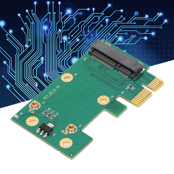 Mini PCIE till PCIE Fint utförande Enkel drift Lätt Bärbar PCB-material Nätverkskort Adapter