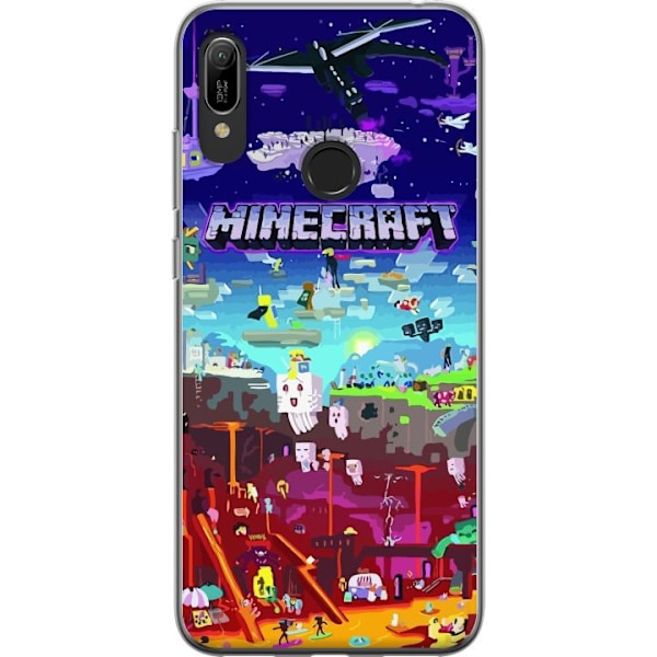 Huawei Y6 (2019) Genomskinligt Skal MineCraft