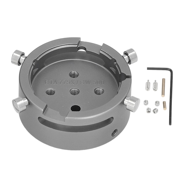 Klockrörelsehållare i aluminiumlegering, multifunktionell klockrörelsebas för ETA7750 ETA7751 ETA7752 ETA7753 SW500