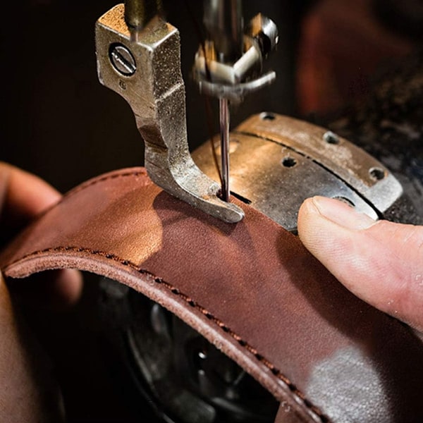 Professionell lädertråd, stark, hållbar och flexibel platt vaxad lädersytråd för handsömnad i canvas, läderreparation, smycken