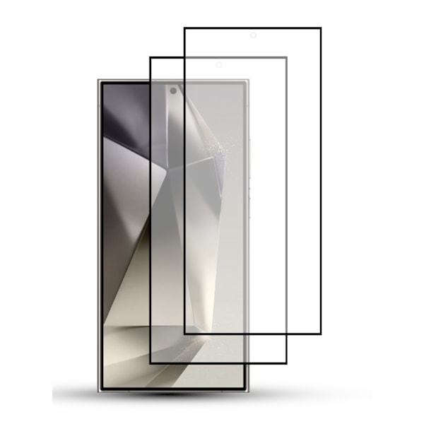 SAMSUNG S24 ULTRA 5G Skärmskydd 2-Pack Härdat Glas 9H - Perfekt Passform