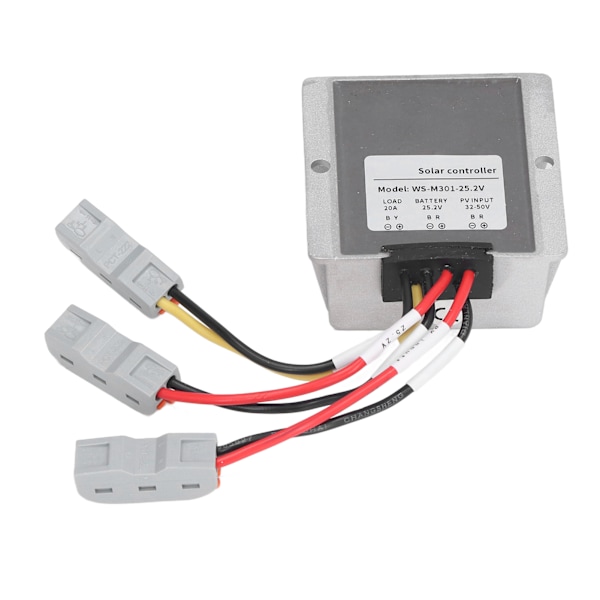 300W 20A Solpanelregulator MPPT Nattlastutgång Fotovoltaisk Solregulator för Gatubelysning 25.2V