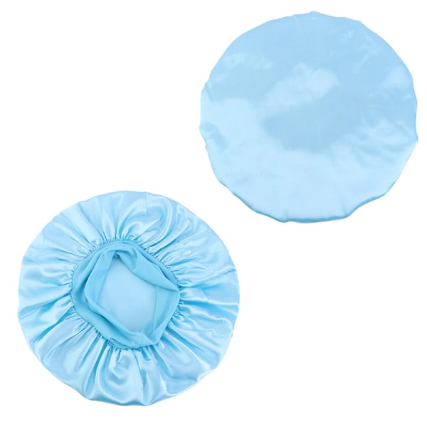 Lyxiga Scrunchies i Siden Satin för Kvinnor, Förebygger Frissighet & Hårbrott med Glansig Siden, Enfärgad, 2 st, Användning för Sömn & Fest