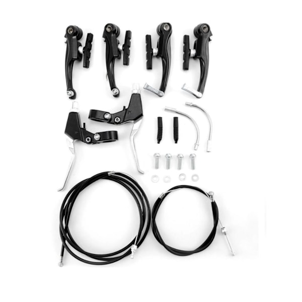 Cykel V-broms bromssats HR & VR komplett set inklusive bromsspakar & kablar för BMX
