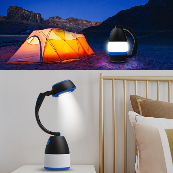 3 i 1 LED Combo Lantern Ficklampa, Task Light, Batteri