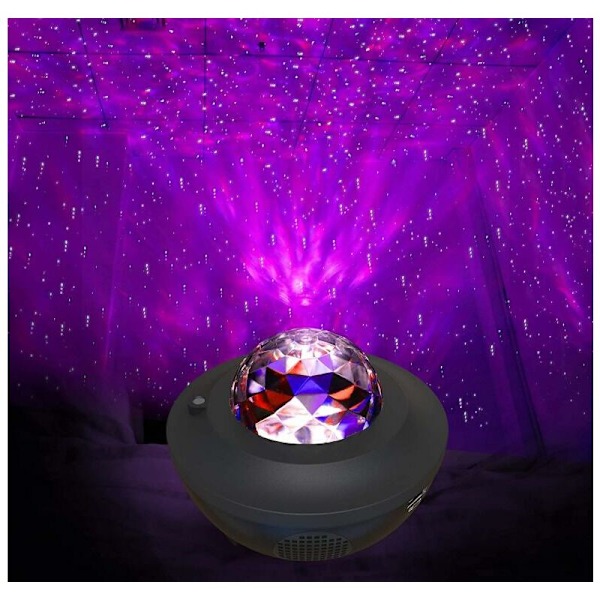 Celestial Symphony Projektor, Galaxdekor för Födelsedagsfest, Bluetooth-högtalare för Familjesammankomster, Timer för Barnkalas, Gåva till Alla