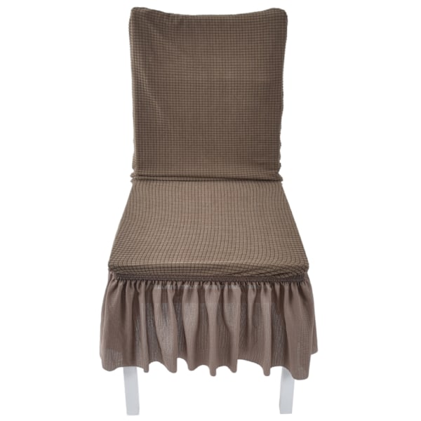 Stolsöverdrag Elegant Stil Hög Elasticitet Glansig Känsla Bred Användning Hållbar Polyesterfiber Spandex Stolsöverdrag Typ A