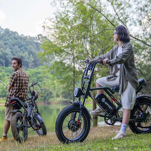2025 - Elcykel - Ebike - S8 OOK-TEK 1000W 48V 17.5ah - 45km Svart