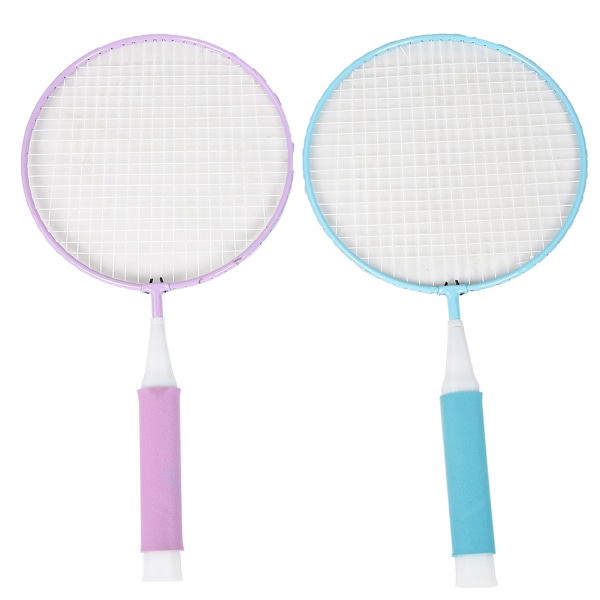 Badmintonset i plast med säkerhetsracket för barn, leksak, sporttillbehör för utomhus-/inomhusbruk