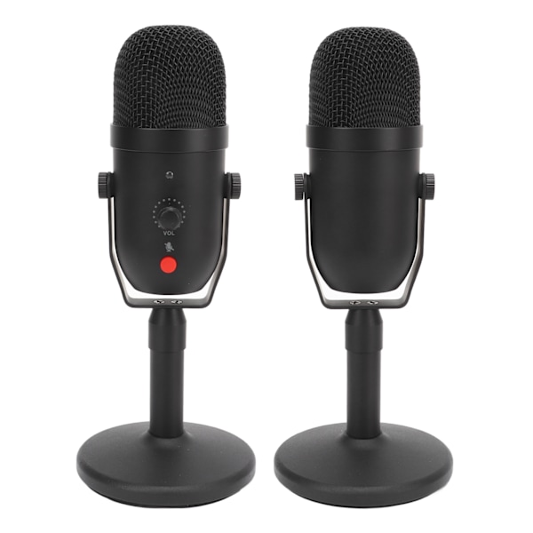 USB Kondensatormikrofon Intelligent Brusreducering Kardioid Kondensatormikrofon för Gaming Poddsändning Inspelning