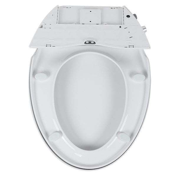Manuell bidétoalettstol NonElectric Bidet Attachment Dubbelt munstyckssystem Passar runda toaletter