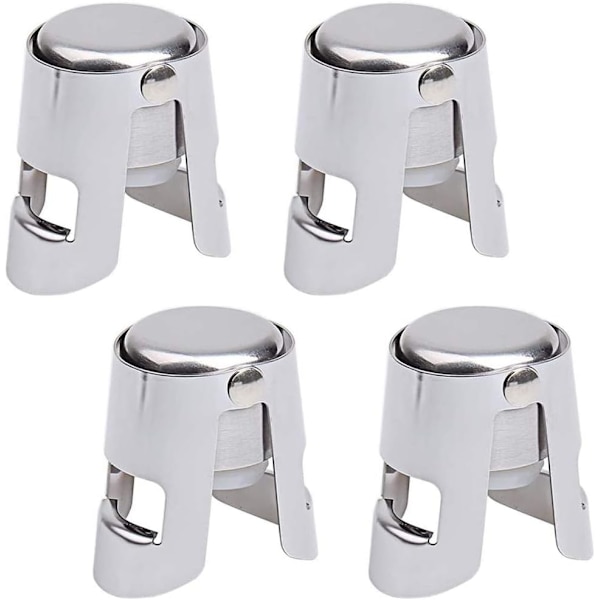 Champagneflaskepropp, champagneflaskestopper, rostfritt stål flaskepropp, vinstoppare, champagne
