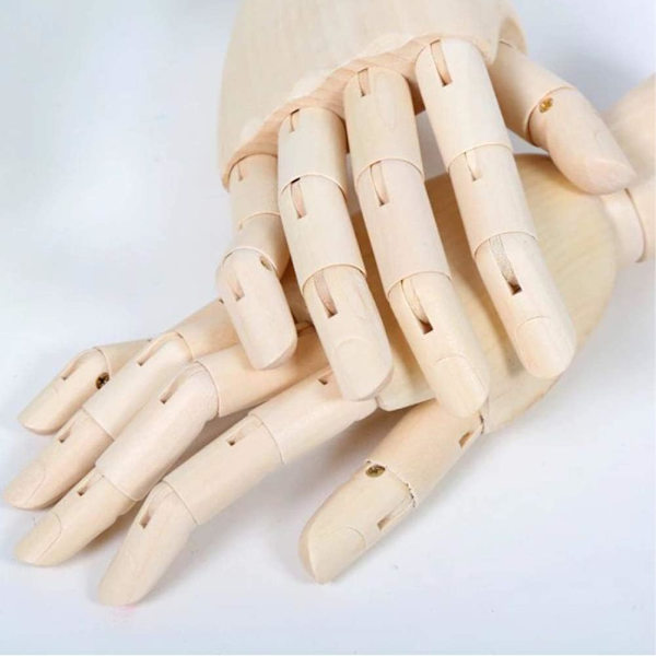 Trähandmodell 7\" Ledig Hand för Konstnärer till Teckning Målning Skulptur Skiss Trähand