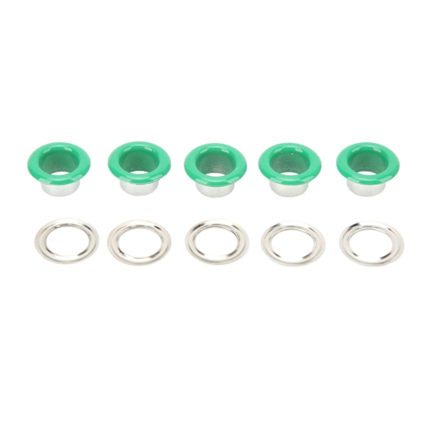 500 set grommetkit 8mm rund koppar livlig färg multifunktionell öljettkit för reparation dekoration DIY grön