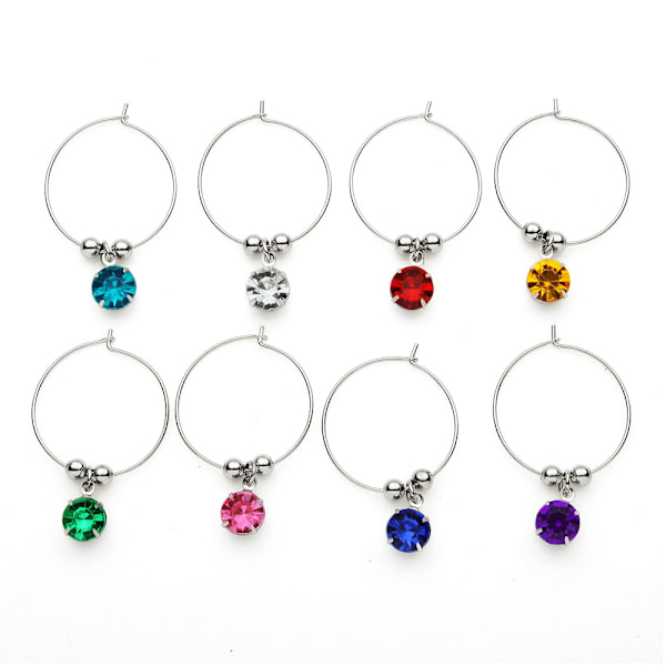 Identifieringsmärke Dricksmärke Ring Hanging Bead Marker