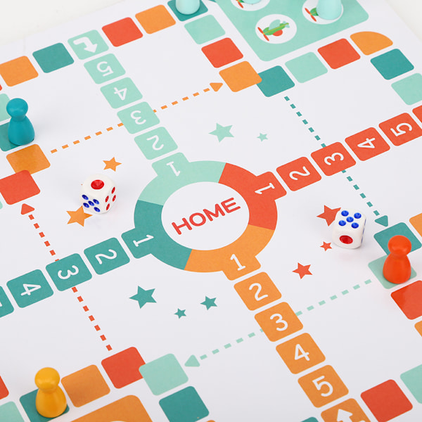 Flygande schack Gomoku leksak multifunktionell pedagogisk barn trä Gobang brädspel (Flygande schack Gomoku )