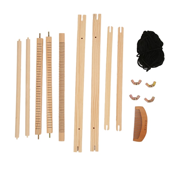 Vävram Enkel Användning DIY Hantverk Trä Vävram Kit för Barn Nybörjare