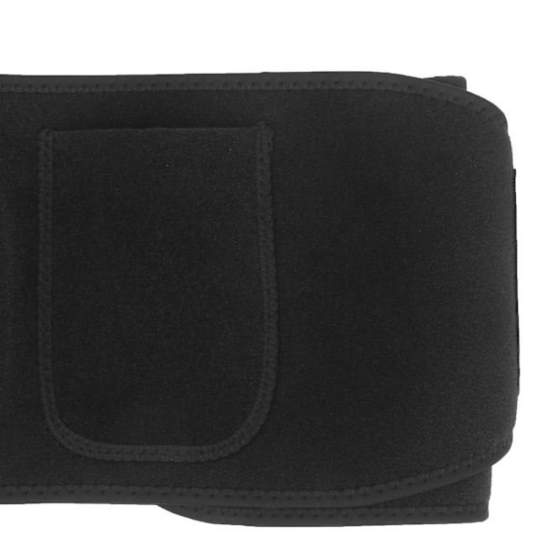 Midjestöd Bälte Elastisk Träning Fitness Midjeband Justerbart Kroppsskydd SBR NeoprenSvart