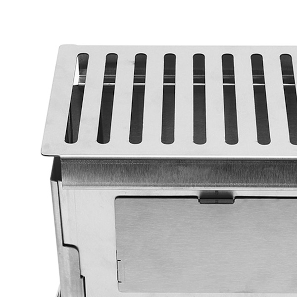 Hopfällbar vedspis Uppvärmning Hopfällbara Bärbara Grillkit för Utomhusvandring Picknick