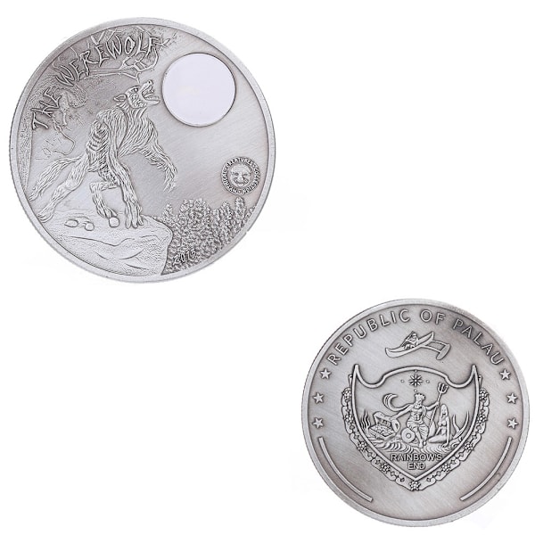Mönster Samlarobjekt Metallmynt Minnesmärke Token Souvenir Konst Samling