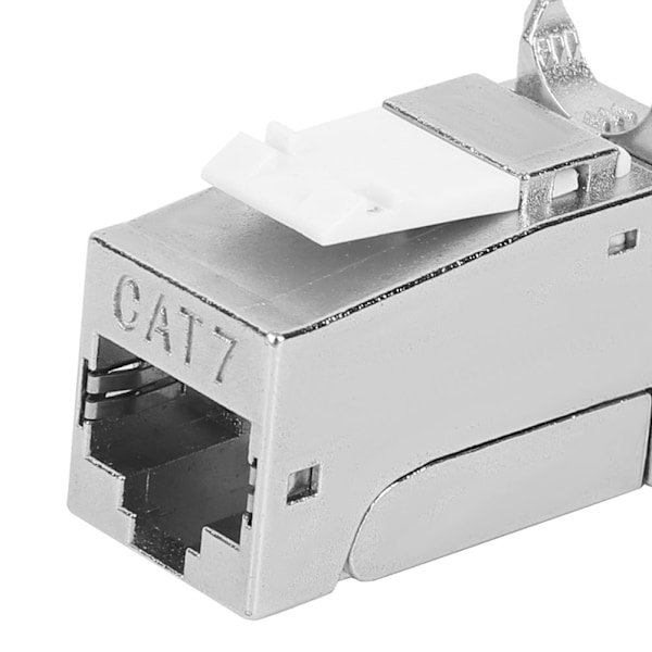 CAT7 Modul Nätverk 90 Grader Gigabit Ingen Stanskabelverktyg Shielded RJ45 Informationsmodul