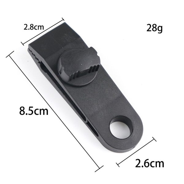 Tarp Clips Set, Multipurpose Crocodile Mouth Clip Vindtät tältklämma