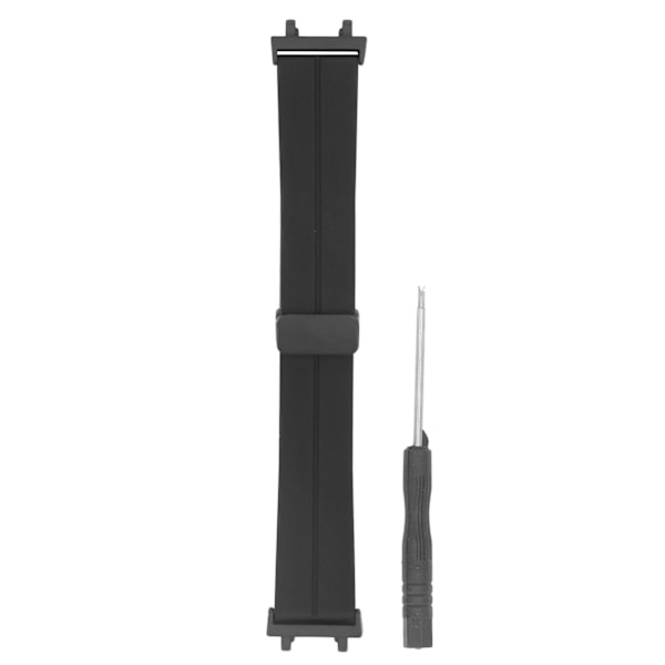 Silikonarmband för Amazfit T Rex 2 Snabbfäste Magnetiskt Vikspänne Armband för Träning Svart