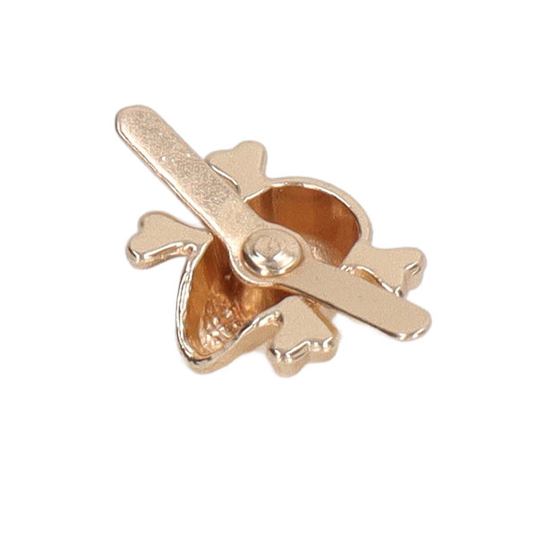 150 st Skull Rivets Fashionable Gothic Style Vackra Skull Stud Tillbehör för DIY Skor Kläder Väskor Guld