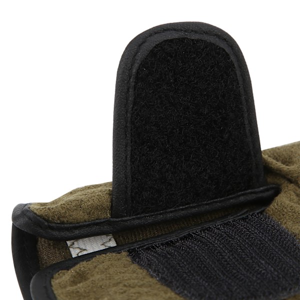 Män Golfhandskar Vänster Hand Mikrofiber Svett Absorberande Mjuk Andas Golfhandskar Armégrön 25#