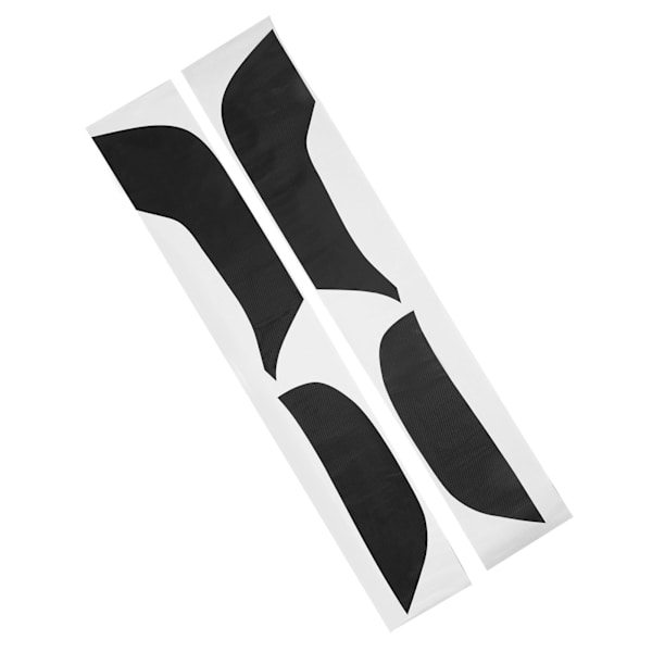 4 st/set Kolfiber Dörr Anti-Kick Pad Dekal Skyddande Dekaler Ersättning för Tesla Model 3