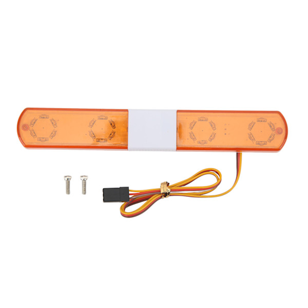 RC Polis Ljus Ultra Ljus Stark Simulering Modell Bil LED Polis Blixtljus 145x22x12mm För 1:8 1:10 RC Modell Bil Gul