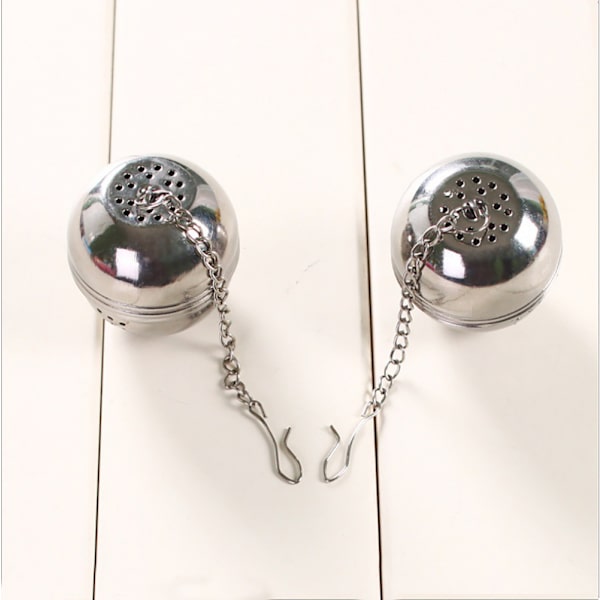 Teinfuser för löst te, tesil, rostfritt stål, tebollssil, tesil