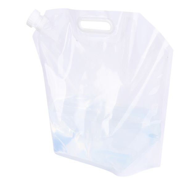 PVC Bärbar hopfällbar giftfri vattentank för självkörning camping resor cykling bergsklättring (10L)