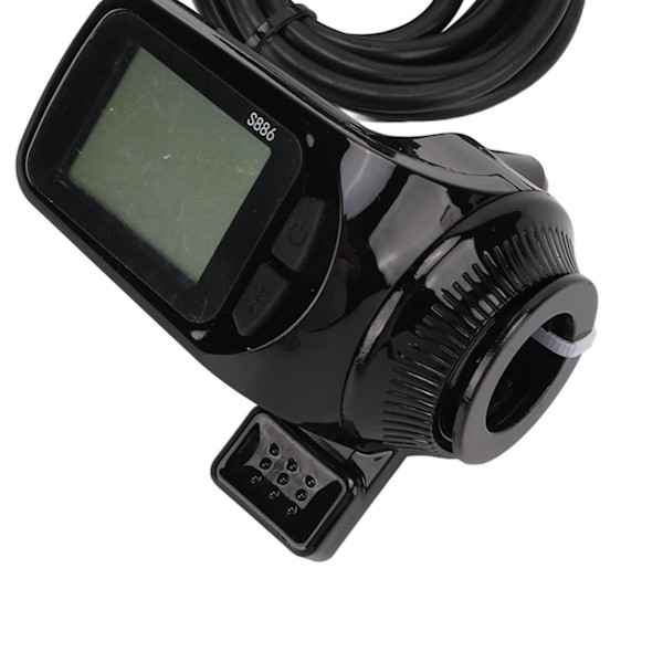36/48/60V 350W Motor Borstlös Controller Elektrisk Cykel 3 Lägen Sinusvåg Controller Kit med LCD Display Panel Växelspak