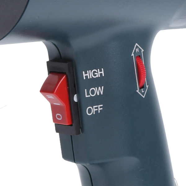 Elektronisk varmluftspistol Justerbar Plasttemperatur Industriellt Verktyg GJ-9A20LCD 2000W 220VEU-kontakt