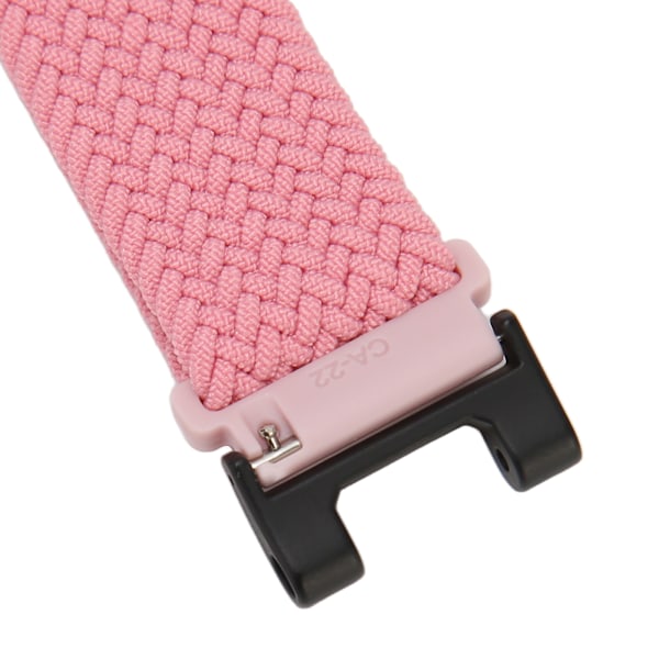 Smartwatch Justerbar Nylon Flätad Band Sport Andningsbar Rem Armband Rem för Amazfit T Rex Rosa