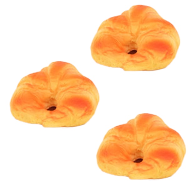3st Faux Fake Donut Mat Bröd Dekoration Modell Köksleksak