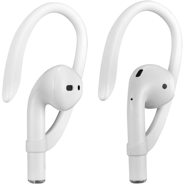2 par öronkrokhållare i silikon-Anti-Lost öronkrok för AirPods