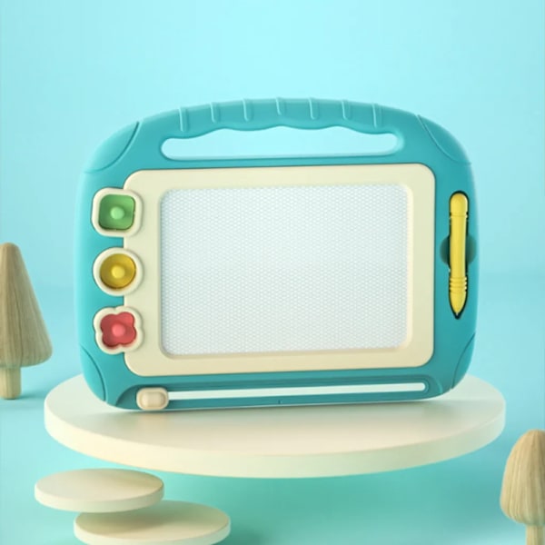 Färgglad Etch Sketch, Magnetisk Ritbräda för Småbarn, Stimulerar Nyfikenhet om Färger och Praktisk Färdighetsutveckling, Portabel och Hållbar