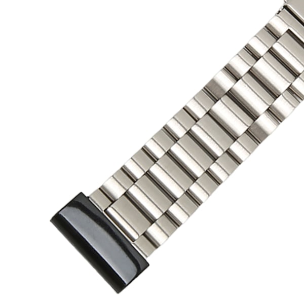 Justerbart ersättningsarmband i rostfritt stål med 2 tryckknappar 26 mm för Fenix 7X 6X 5X Silver
