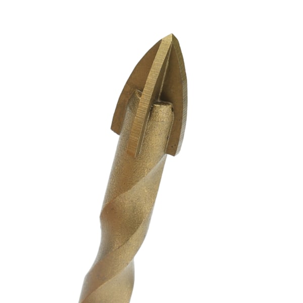 10 st Cross Spearhead Borr Bits Karbid Bits med 1/4 tum Hex Skaft för Keramik Marmor Glas Koppar Färg 8 mm Hål