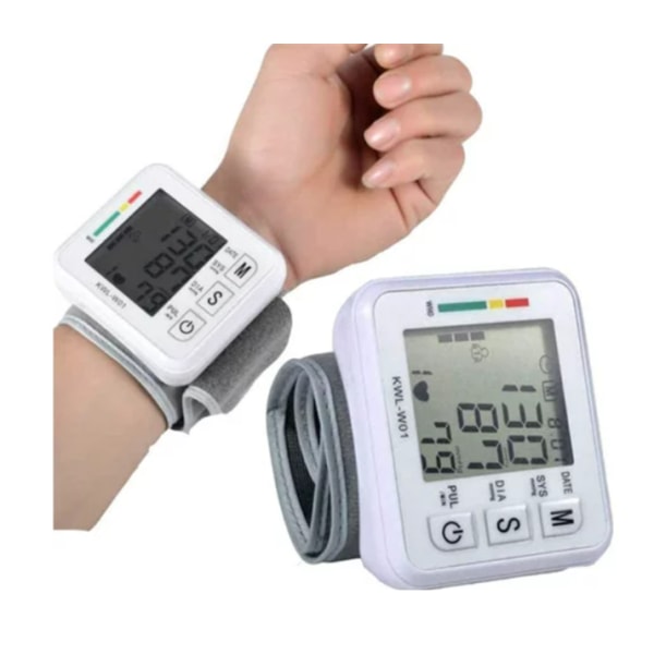Handledsförmånad sphygmomanometer mätinstrument för att övervaka blodtrycket
