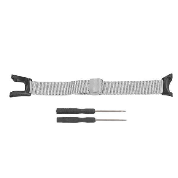 Ersättningsarmband för Ambit 3 Sport 3 Run Rostfritt Stål Mesh Justerbart Armband med 2st Skruvmejslar