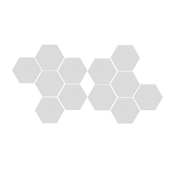 Hexagon Dekorativa Akustikpaneler, Självhäftande Akustikpanel för Mångsidig Ljudisolering, Högdensitets Ljudisolerande Vaddering för Hem &