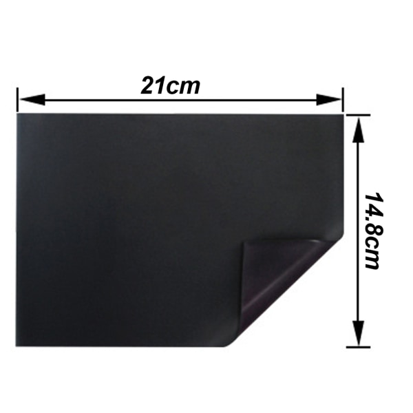 Magnetisk torrradering liten svart tavla för kylskåp, fläckbeständig
