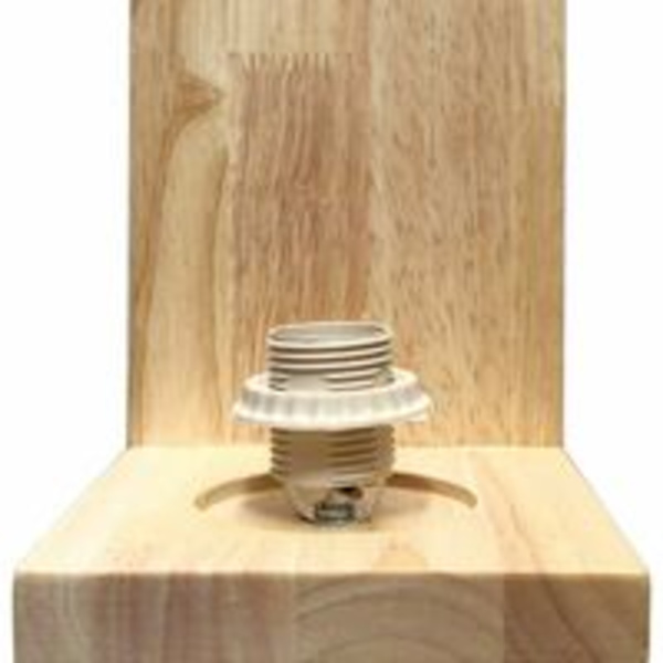 Sängvägglampa Dekorativ massiv trävägglampa Modern vägglampa för sängbord Vardagsrum Trappor Korridor - Minimalism-serien (utan ljus