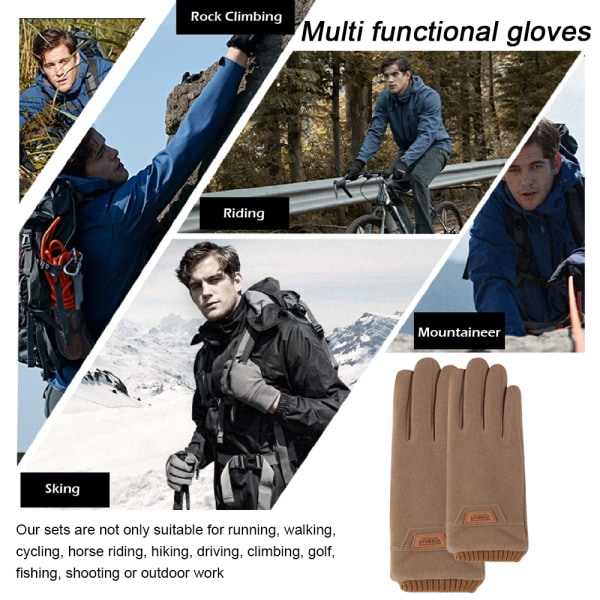 Handskar Touchscreen Löparhandskar Vinterhandskar Liner för